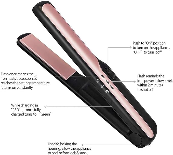 Two-in-one Curling Iron Ceramic Rod Curling Tongs Curling Rope Curling Iron Suitable for Various Hairdressing Tools Curling Iron-White for Hair Sty
