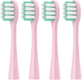 12Pcs Replacement Brush Heads Compatible for Toothbrush Head Deep Clean Type/Soft Bristle(Soft Hair Pink)