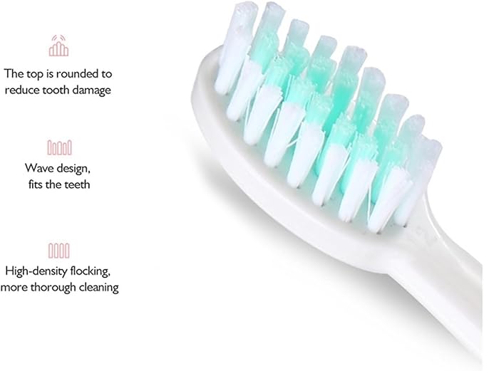 20pcs Replacement Brush Heads Compatible for Toothbrush Soft Head Accessories(Pink)