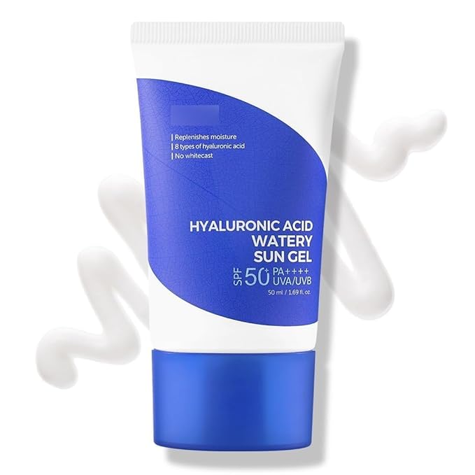 Hyalur.oni'c Acid Watery Sun Gel Spf 50+ Pa++++ 1.69 Fl Oz8 Types Of Hyaluronic AcidStrong Protection Against Uva And Uvb RaysNo White CastReef-SafeNon-Nano Sunscreen For All Skin Type