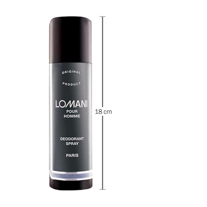 Lamuni Paris Pour Homme Deodorant Spray for Unisex 200 ml