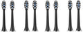 Compatible for S7 Brush Heads Super Sonic Electric Toothbrush Accessories Replacement(8 Black Brush Head)