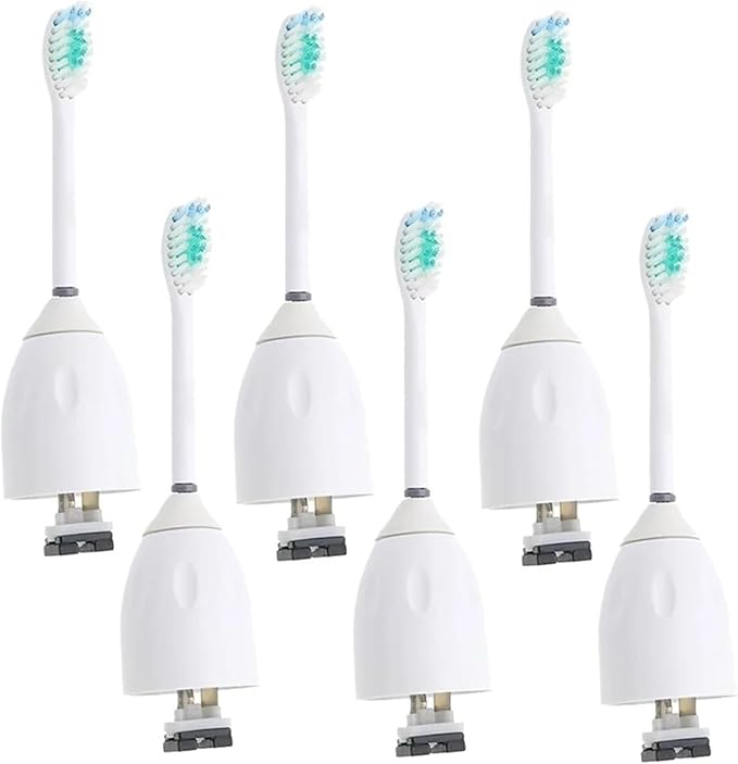 6pcs E-Series HX7002 HX7001 HX7022 Tooth Brush HeadsCompatible for Sonicare HX5310 HX5350 HX 9800 9500 7100 HX5300 HX5800 HX5500