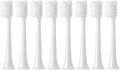 4/8Pcs Compatible for Xiaomi Electric Toothbrush HeadCompatible for Mijia Sonic T200/200C Replacement Brush Head MES606 Soft Bristle(White 8Pcs)