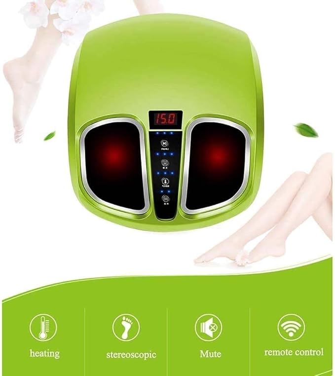 Foot Massager with Heat Electric Shiatsu Foot Massager with Deep Rolling Kneading Massage Air Compression Relieve Foot Pain from Plantar Fasciitis Suitable for Home &amp Office