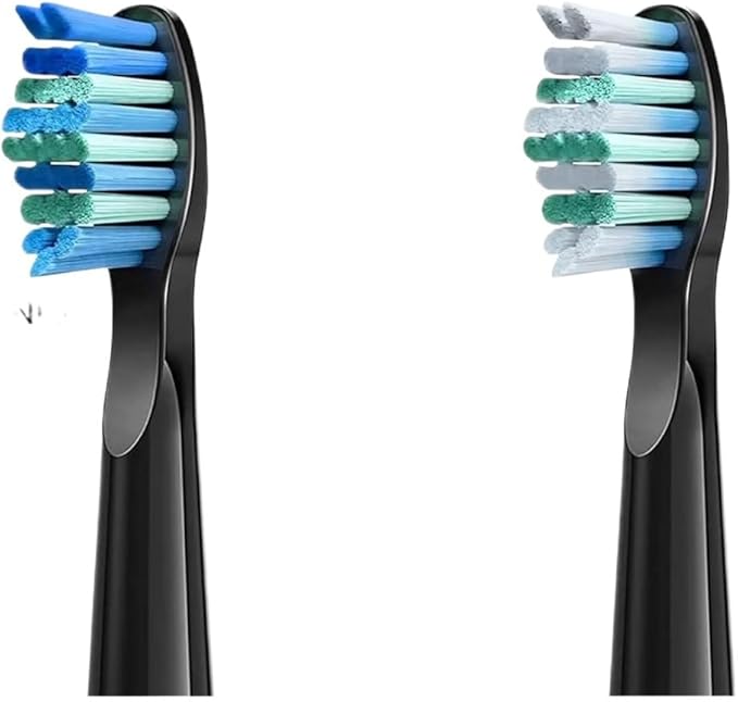 Compatible for Seago Replacement Toothbrush Heads SG-575/507B/508/551/958/908/909/917/610/659/719/910/548/2303 Electric(3 Black Care(Soft))