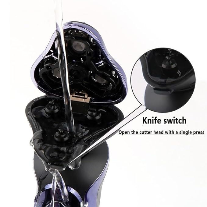 Head Shavers for Bald Men Electric Shaver Wet-Dry Dual Use Water Proof Electric Razor Nose Ear Hair Trimmer Rechargeable Shaving Machine for Men