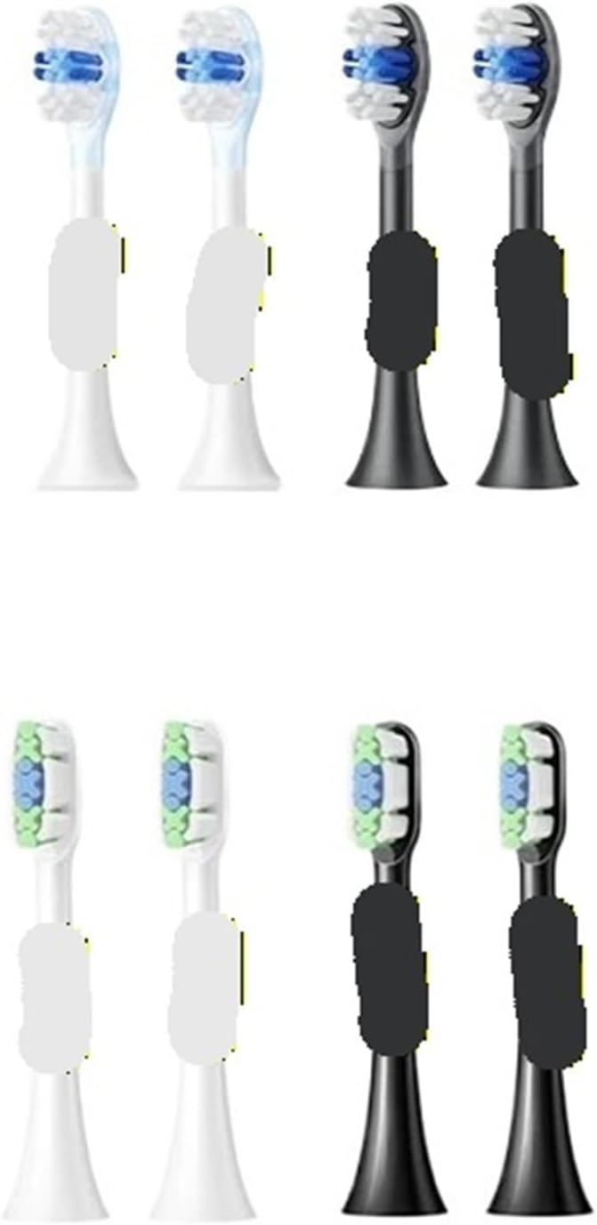 Electric Toothbrush Head Replacement Parts X1 X3 X3U X5 Sonic(Pink 4 pcs)