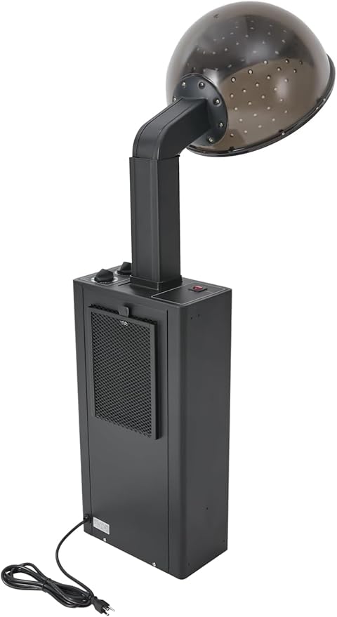 Professional Hooded Hair DryerSalon Steamer with Stand Portable Standing Hair Dryer Bonnet for Salons with Temperature Control 185-284℉