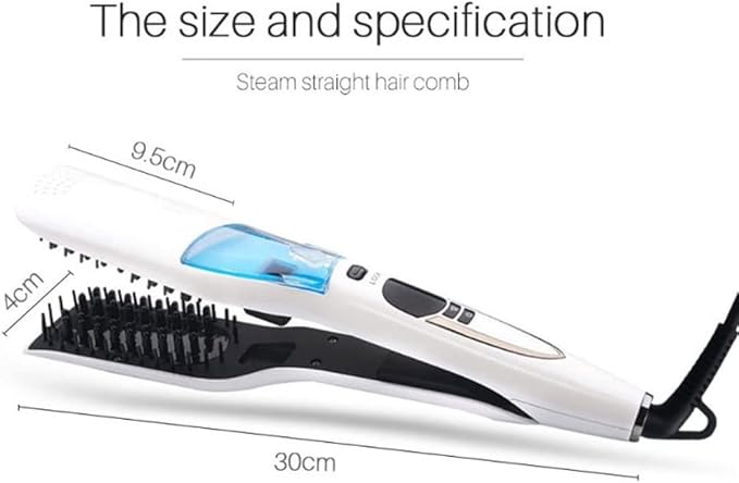Hair Straightener Hair Straightening Iron with Ceramic Plate LCD Display and Adjustable Temperature Heats Up Fast Suitable for All Hair Types