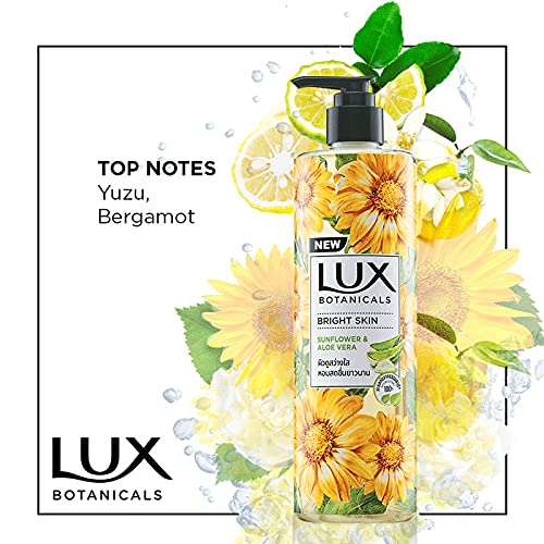 LUX Botanicals Bright Skin Shower Gel Natural Extracts No Paraben- 450 ml/15.2 Fl.Oz