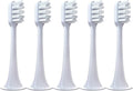 10PCSCompatible for T300/500 Replacement Brush Heads Toothbrush Vacuum Soft Bristle Nozzles(White-Soft)