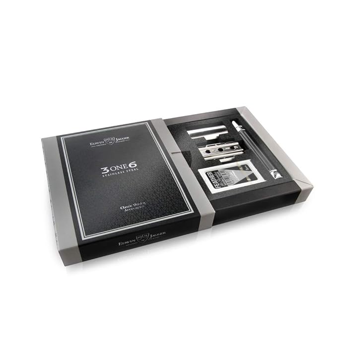 Edwin Jagger 3ONE6 Steel Razor (Gunmetal)
