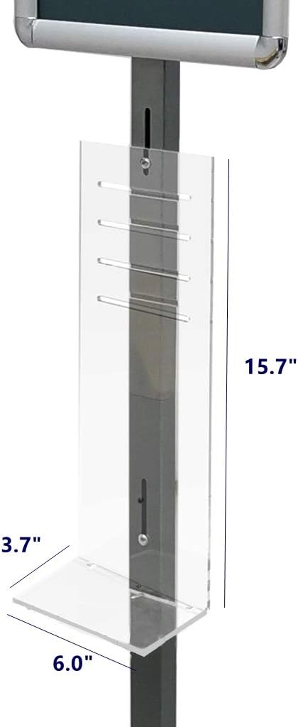 FixtureDisplays Hand Sanitizer Stand Portable Stand Soap Dispenser Cleaner Automatic Hand Free 10050NEW+15221