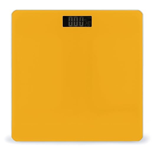 Digital Bathroom Weighing Scale Energy Saving Scale Smart Scale for Body Weight Orange