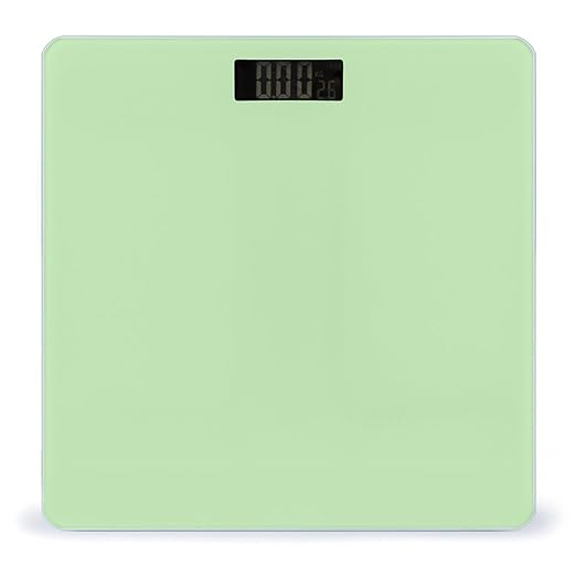 Smart Scale for Body Weight Digital Bathroom Weighing Scale Energy Saving Scale Light Green