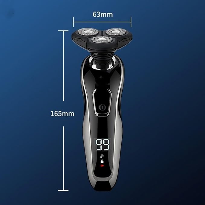 Electric Razor for Men 5 in 1 Electric Razor Electric Shaver Hair Cutting Shaving Machine for Men Clipper Beard Trimmer Rotary Shaver Fast Charging