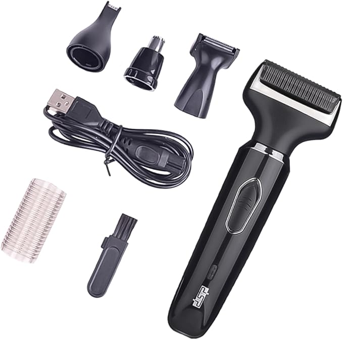 Multi-Function Electric Razor Set Nose Hair Clipper Hair Clipper Razor Electric Nose Trimmer Facial Brush