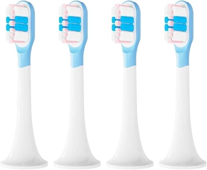 Replacement Toothbrush HeadsCompatible for Xiaomi T300 T500 Electric Teeth Brush(4 BJ Pink)