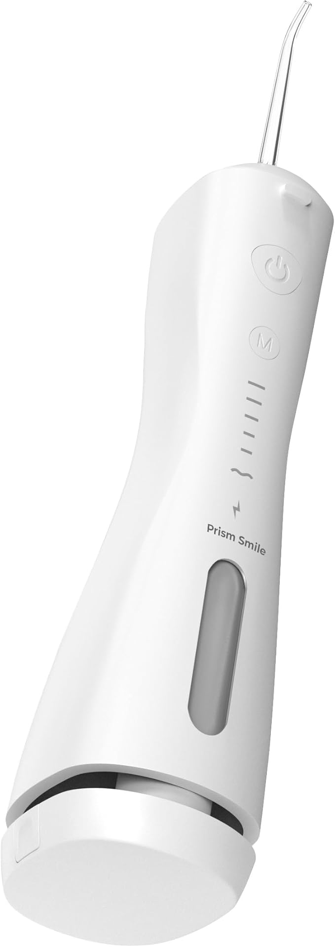 AquaFlux Water Flosser Cordless Dental Irrigator with 6 Modes 240ml Tank IPX7 Waterproof 30-Day Battery Life 8 Tips Included