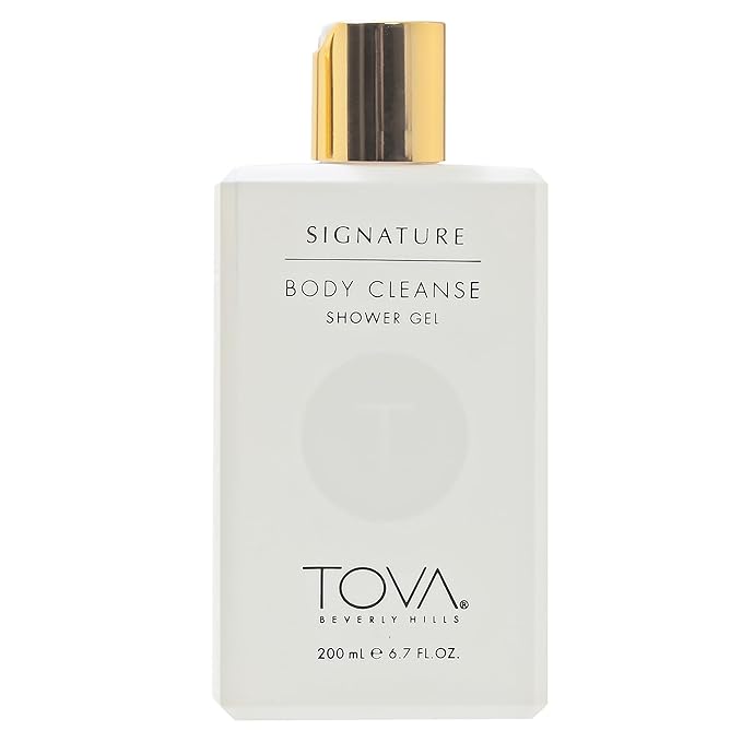 Tova Signature Shower Gel – Moisturizing Fresh &amp Floral Cleanser for Women – Cornflower and Sea Fennel – USA-Made and Cruelty-Free – 6.7 fl oz