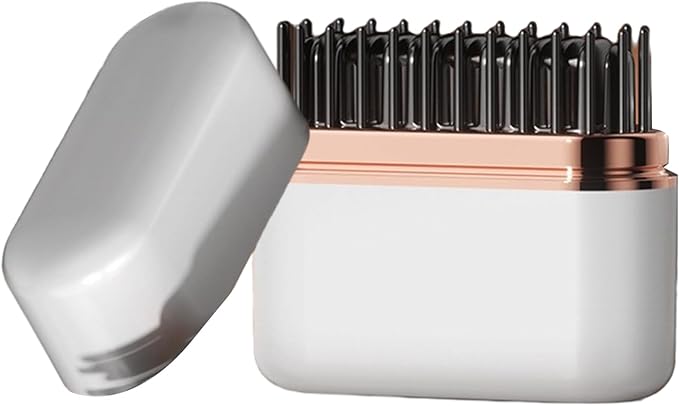 Hair Straightener Comb – Long Lasting Battery – Mini Straightener Brush for Cordless Hair – for Women and Ladies and Girls and Girlfriend and Mother for School and Party and the