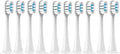 Compatible for 10Pcs T300/T500/T700 Toothbrush Heads Replaceable Refill Nozzles 4Colors(10 White)