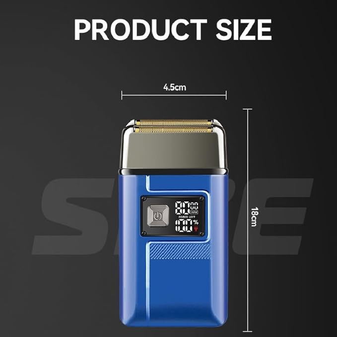 Men's Shaver Rechargeable Hair Shaver for Men Beard Electric Shaver Face Electric Razor Men's Bald Head Shaving Machine Wet Dry