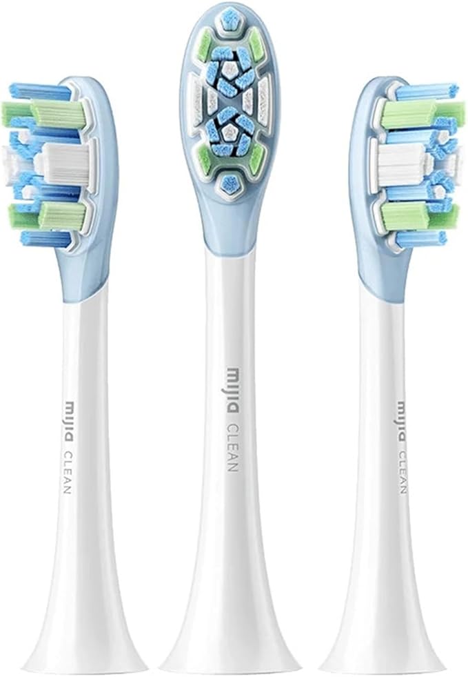 Compatible for Mijia Electric Toothbrush Brush Head Sonic Vibration Pro 4 Brushing Modes IPX8 Waterproof(Clean Version)