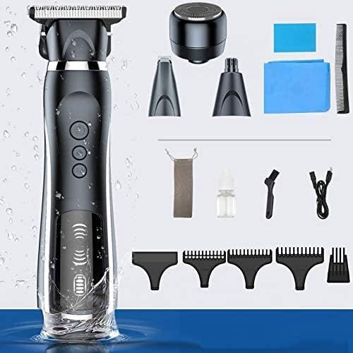 Nose Hair Trimmer USB Rechargeable Ear and Nose Hair Trimmer for Men Professional Painless Nose Hair Remover 4 in 1 Mens Grooming Kit with Electric Ear Hair Trimmer
