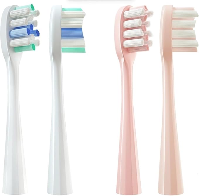 Replacement Toothbrush Heads Compatible for Y1/Y1S/Y1pro/Y3/Y4/Y5/P1/P3/P4/P5/P10/U1/U2/U3/U4/U2S/U3S/F2/F1 Series(16pink B)