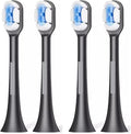 X3 2Pcs Replacement Electric Toothbrush Cloud Feeling HeadCompatible for Brush(2 Boxes Black)