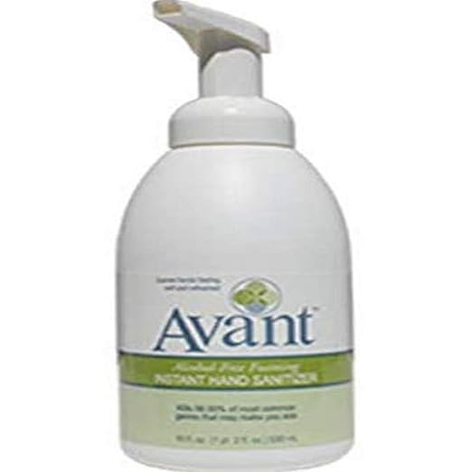 Avant 242561 Alcohol Free Foaming Instant Hand Sanitizer Pump 18 oz