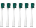 Toothbrushes Head SuitableCompatible for All Models of Usmile Brand Electric Independent(6pcs BlackishGreen)