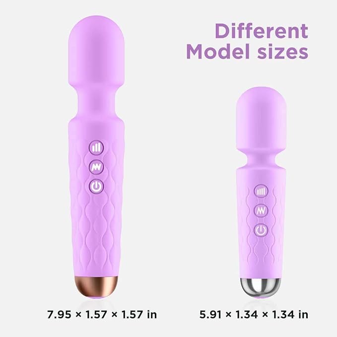Personal Massager for Women - Quiet Handheld 4-Hour Cordless Percussion Body Massager for Deep Back Relief 8-Speed &amp 20-Mode