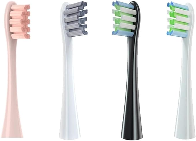 Replacement Brush Head for Oclean Electric Toothbrush Soft Bristle X/X PRO/ Z1 Brushes Replaceable fit for O-Clean Sonic(10 Grey)