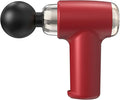 Handheld Massage Gun Portable Percussion Massager with Carrying Strap Cordless Massager for Men Women Massage Machine for Full Body Muscle Relaxation Red