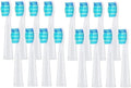 4/8/12/16 Pcs Replacement Brush Heads Compatible with Seago Compatible with Fairywill Electric Toothbrush Head Dupont Bristle Brush Refill Tooth Clean(16 Pcs White)