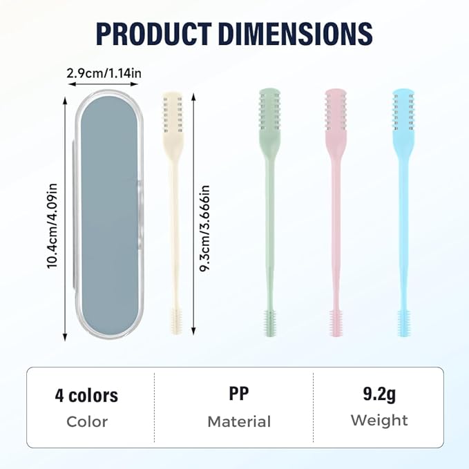Nasal Hair Cutter 2025 Upgrade 360° Rotating Nose Hair Trimmer with Double-Sided Blade &amp Ear PickManual Nostril Hair Removal Tool for Men and Women Travel Essentials (White-3PCS)