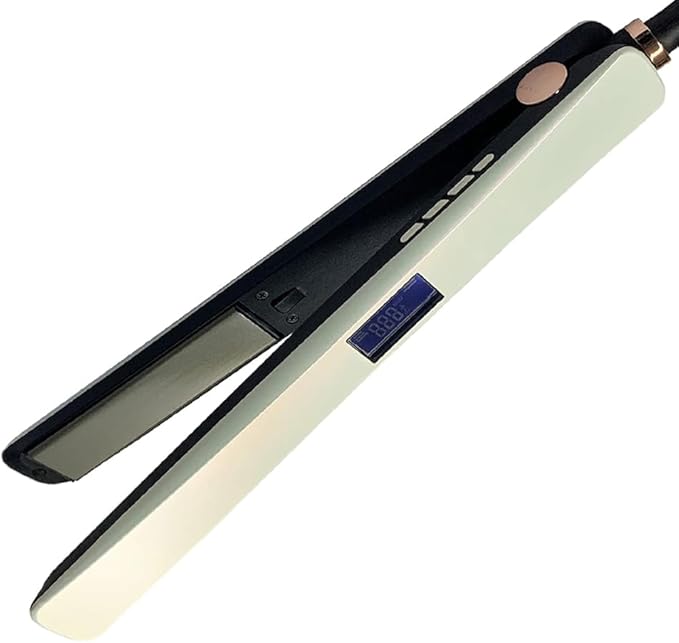 Professional Hair Straightener with LCD Display Digital Flat Iron for Women and Men Titanium Styling Tool