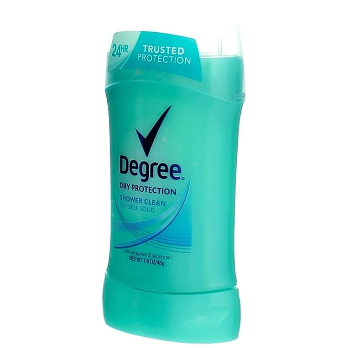 Degree Shower Clean Dry Protection Antiperspirant Deodorant Stick 1.6 oz (Pack of 6)