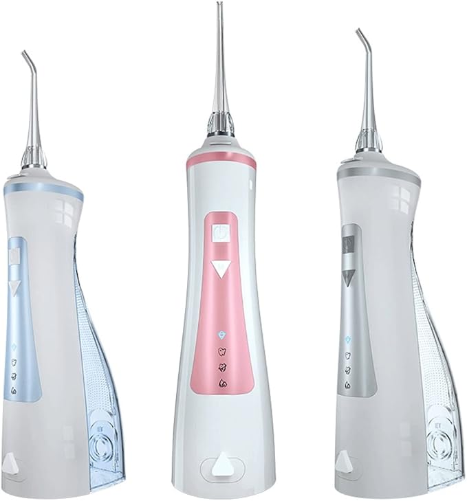 Cordless Advanced Water Flosser for Teeth Gums Braces Gums Braces Dental Care Cordless Dental Oral Irrigator - 3 Modes 3 Tips for Family Hygiene (175ML Waterproof Waterflosser)