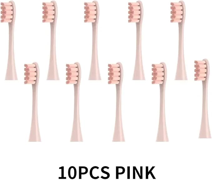 for Toothbrush Soft Bristle X/X PRO/ Z1 Brushes Replaceable Brush Head Replacement(10 Pink)