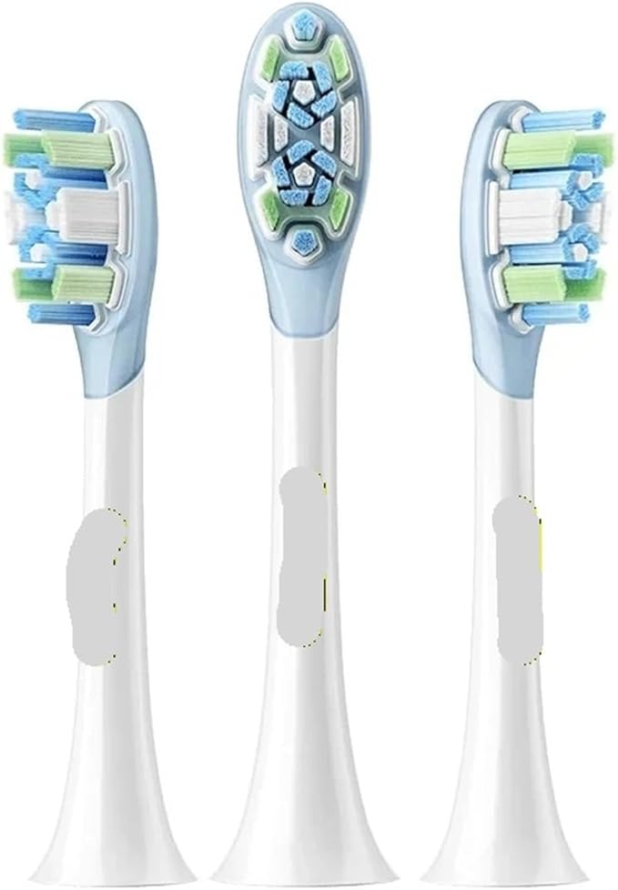 Vibrating Electric Toothbrush Head 3-Pack Sonic Vibration Accessories(Clean Version)