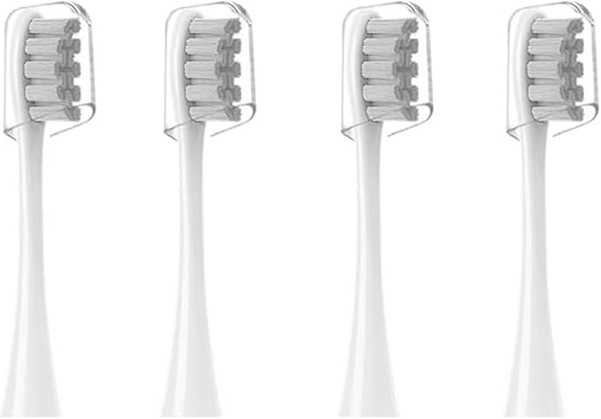 12Pcs Electric Toothbrush Rreplacement Heads Compatible for Oclean x pro Elite X ProFlowF1Air 2.with Hygienic Caps(Gray)