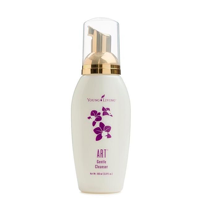 Young Living ART Gentle Cleanser - Skin-Loving Face Wash for a Radiant Glow - Moisturizing &amp Natural Moisture Barrier - Gentle Foaming with pH-Balanced Care - 3.0 fl oz