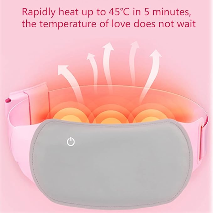The Rechargeable Warm Palace with hot Water Bottle can Warm The Waist and Stomach Warm The Kidney and Warm The Palace and Relieve The Dysmenorrhea of Girls. (Color : Massage)