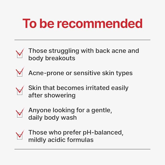 Acne Blemich Body Wash 460ml/15.55fl.oz. NODOR Acne-Prone Skin Soothing Care Redness Relief Gentle Low-Irritation pH-Balanced Fresh Rosemary Herbal Scent Korean body care