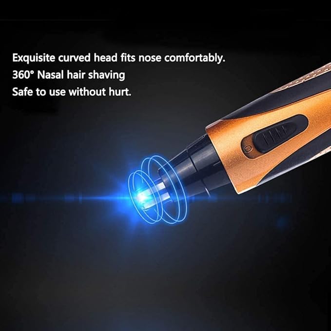 zhanghong Nose and Ear Hair TrimmerEar and Nose Hair Trimmer for MenPainless Eyebrow and Facial Trimmer Rechargeable Nostril Nasal Hair Clipper