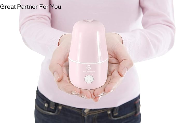 ROSA RUGOSA Menstrual Cup Steamer Portable Menstrual Cup Wash Kit Comes with Two Reusable Period Cup High Temperature Great Partner for Women Travel (Light Pink)